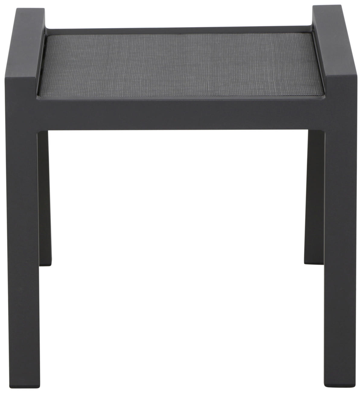 GARTENHOCKER  - Anthrazit, MODERN, Kunststoff/Metall (58/46,5/50cm) - Siena Garden
