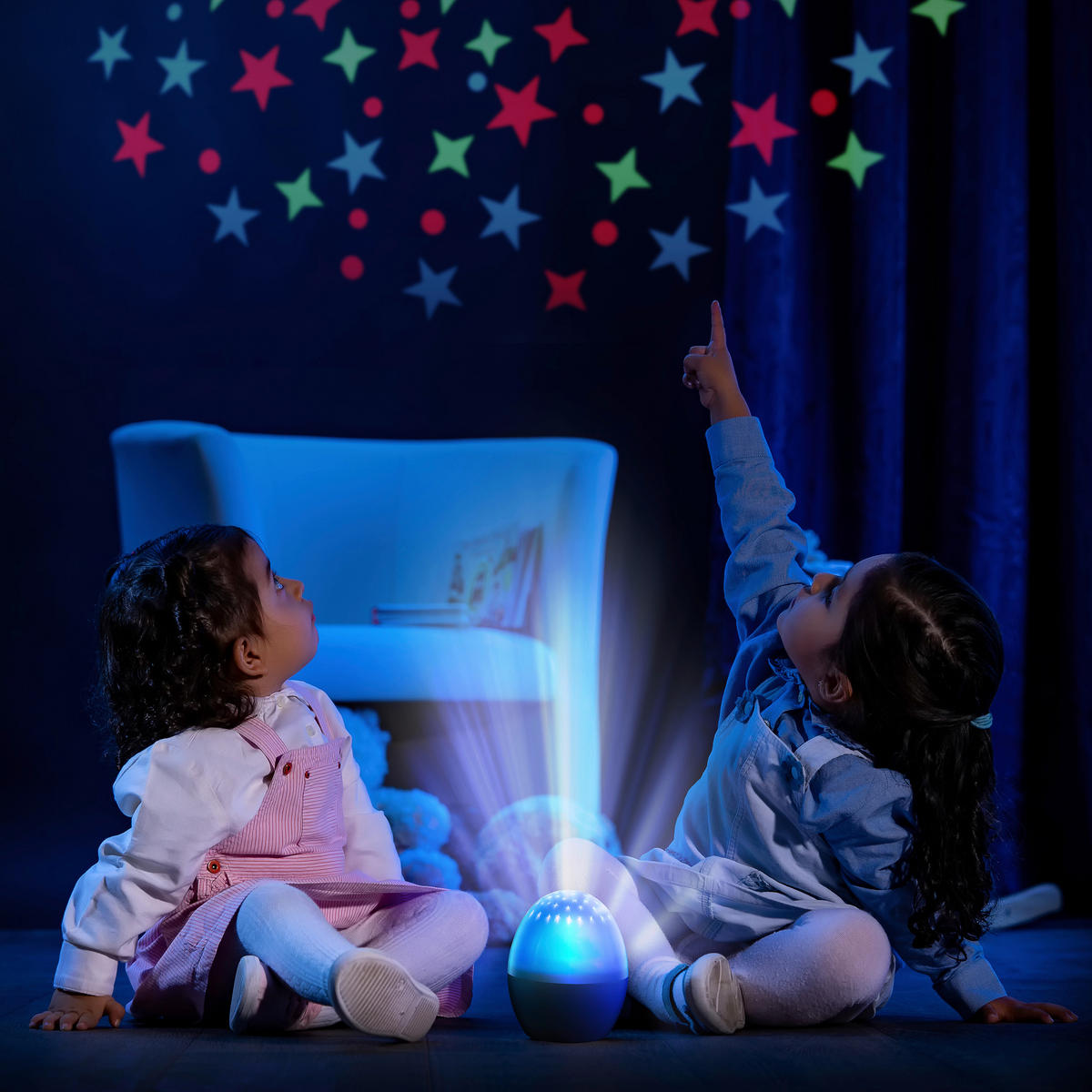 KINDER-NACHTLICHT 10,2/15,5/10,2 cm   - Weiß, Basics, Kunststoff (10,2/15,5/10,2cm) - Reer