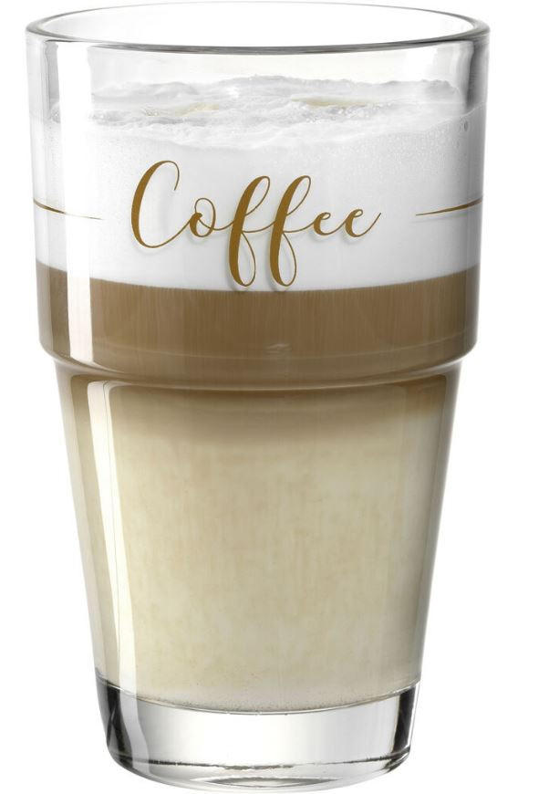 LATTE-MACCHIATO-SET Solo 6-teilig  - Braun, KONVENTIONELL, Glas (410ml) - Leonardo