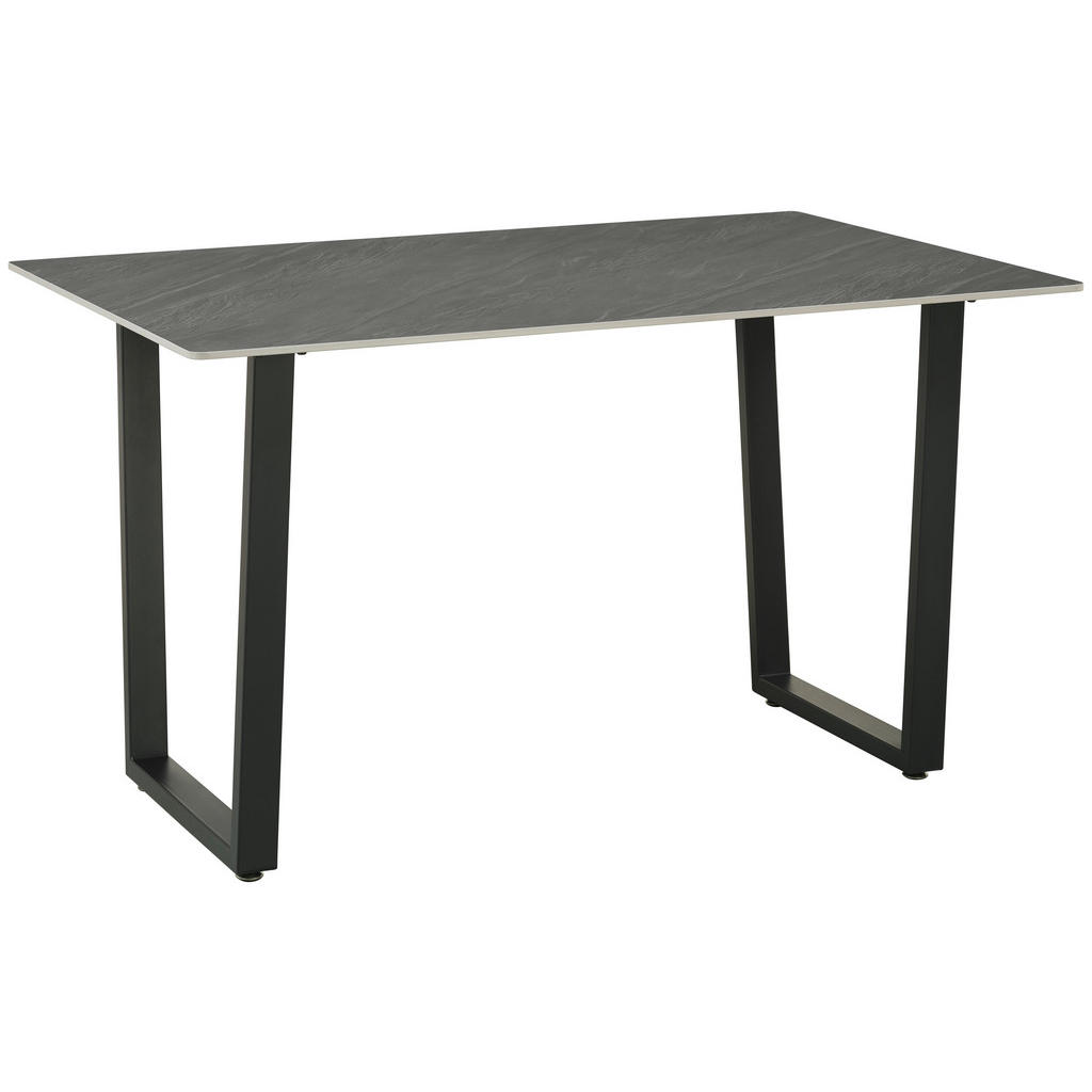 Esstisch Emin Keramik Grau, B: 140 Cm