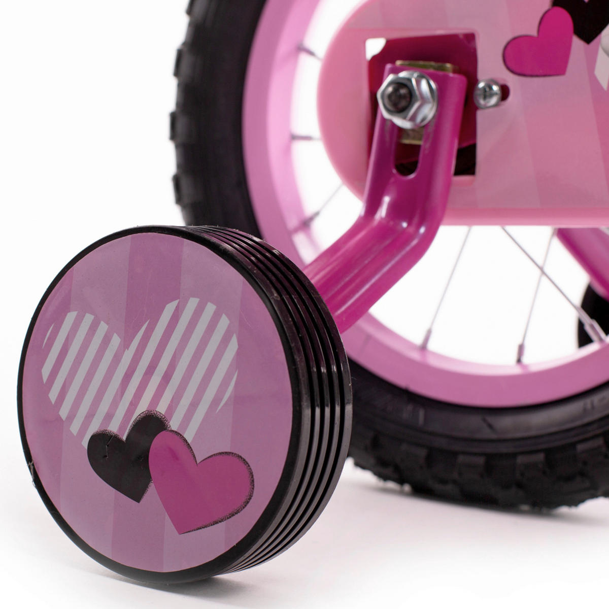 KINDERFAHRRAD 12 Zoll  - Pink, Basics, Metall (54/84,5/73,5cm)