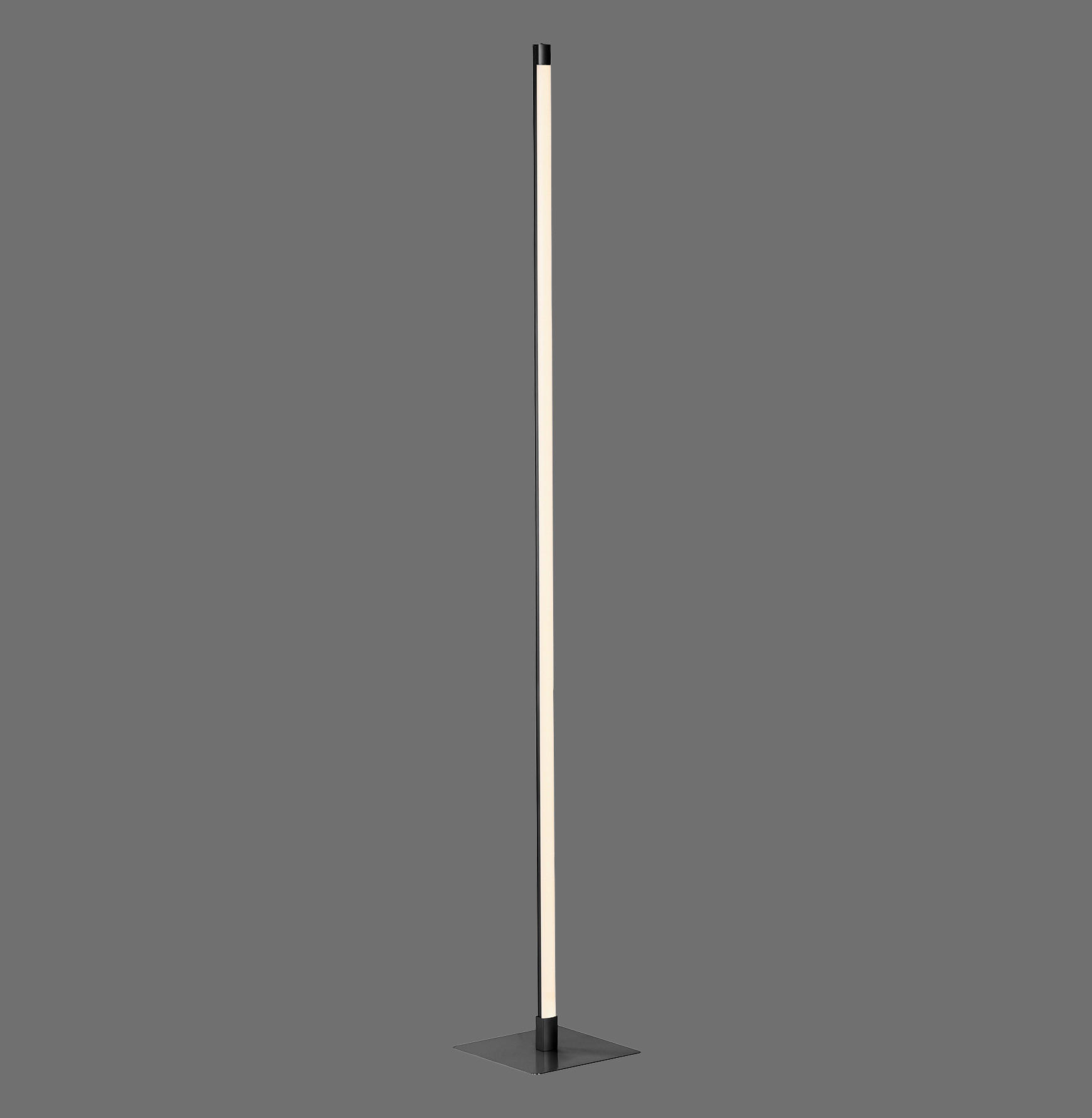 STOJEČA LED-SVETILKA //3000 K// - črna, Design (20,5/20,5/149,5cm)