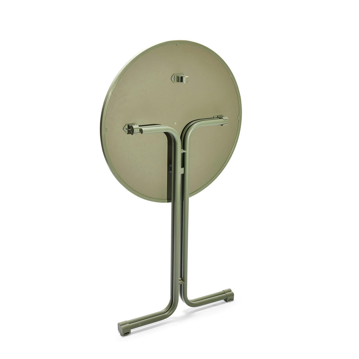 GARTEN-BARTISCH Holz, Metall, Kunststoff rund  - Grün, LIFESTYLE, Holz/Kunststoff (80/109/80cm)