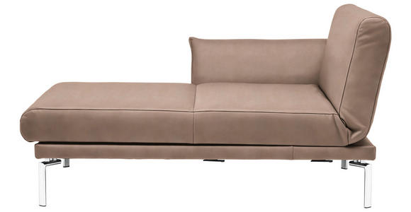 OTTOMANE in Taupe - Taupe, MODERN, Textil (114/90/170/210cm) - Dieter Knoll