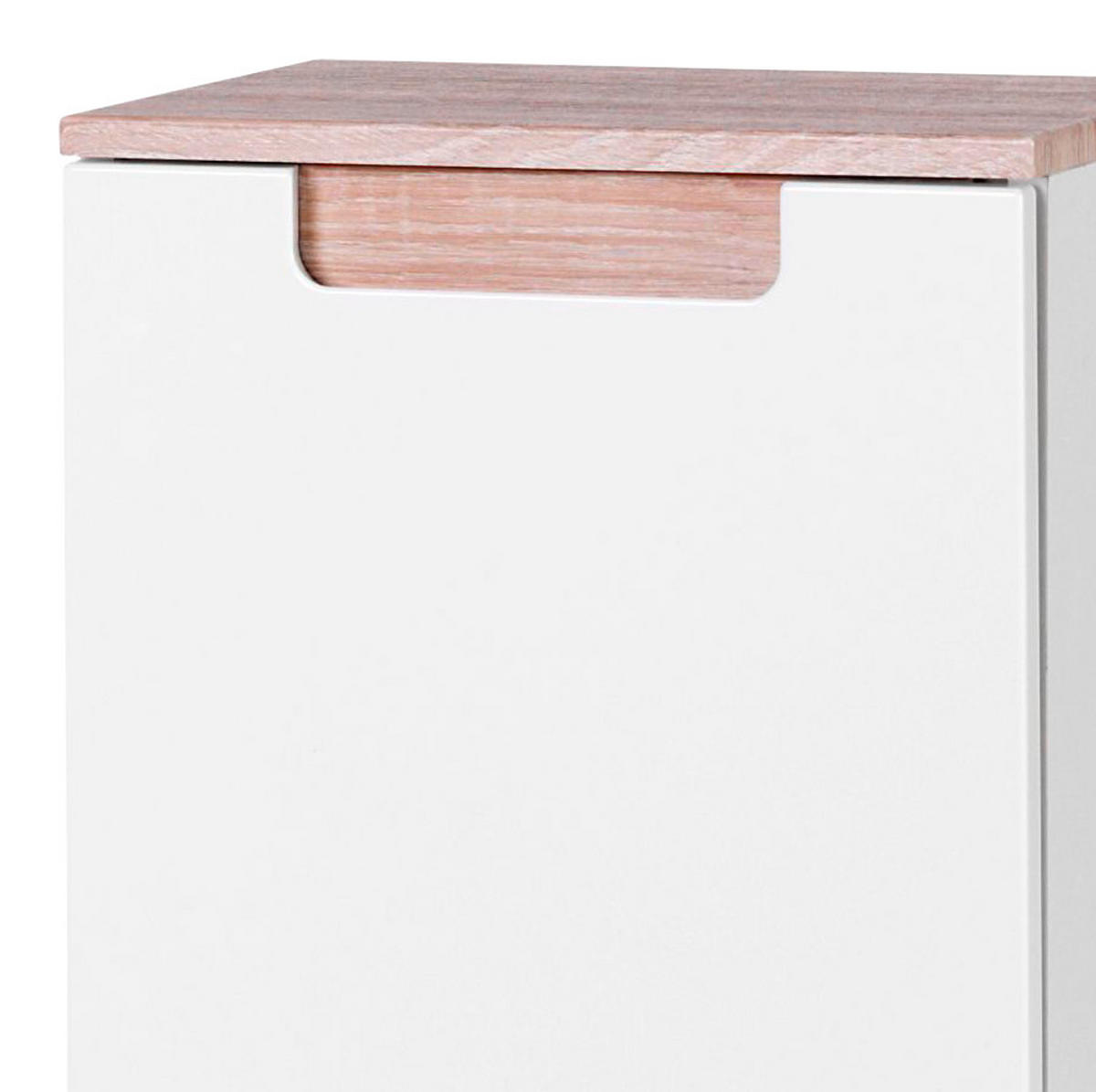 SPODNÍ SKŘÍŇKA, 40/105/27 cm - bílá/Sonoma dub, Moderní, kompozitní dřevo (40/105/27cm) - Held