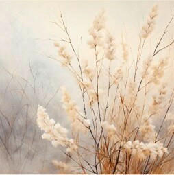 METALLBILD Pflanzen  - Multicolor, Basics, Metall (30/30/2cm) - Euroart