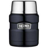 ISOLIERSPEISEGEFÄß 0,470 L  - Blau, Basics, Metall (0,470l) - Thermos