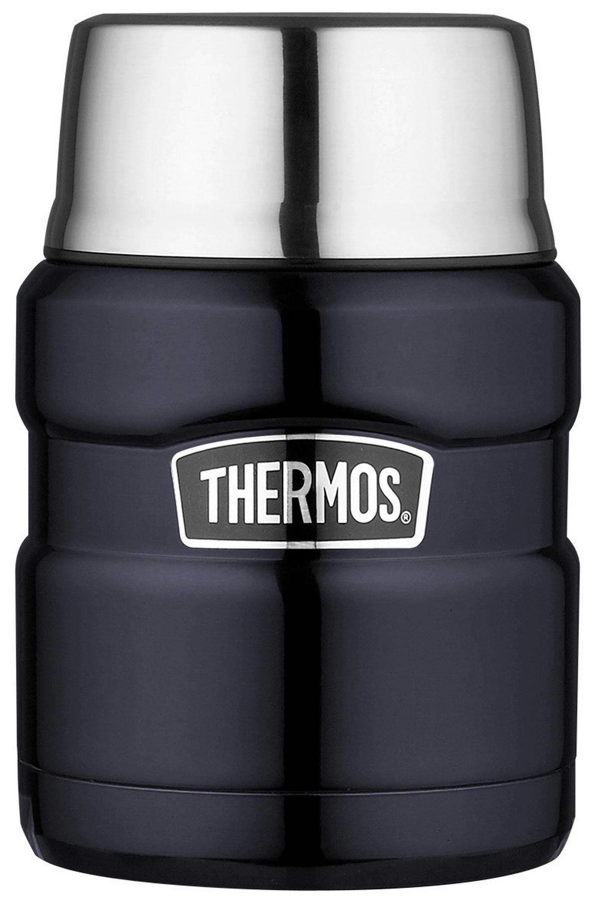 ISOLIERSPEISEGEFÄß 0,470 L  - Blau, Basics, Metall (0,470l) - Thermos