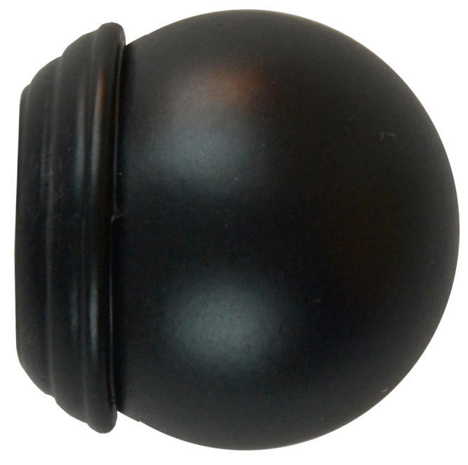 KONCOVKA - černá, Basics, kov (4/4/5cm)