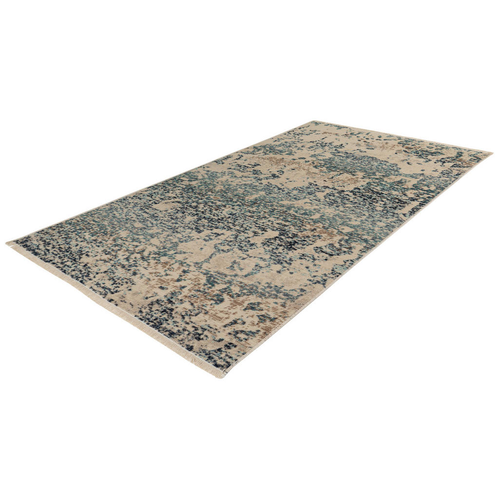 Thumbnail - Xxxl Vintage-Teppich Charu, Blau, Textil, rechteckig, 160x230 cm, für Fußbodenheizung geeignet, Teppiche & Böden, Teppic...