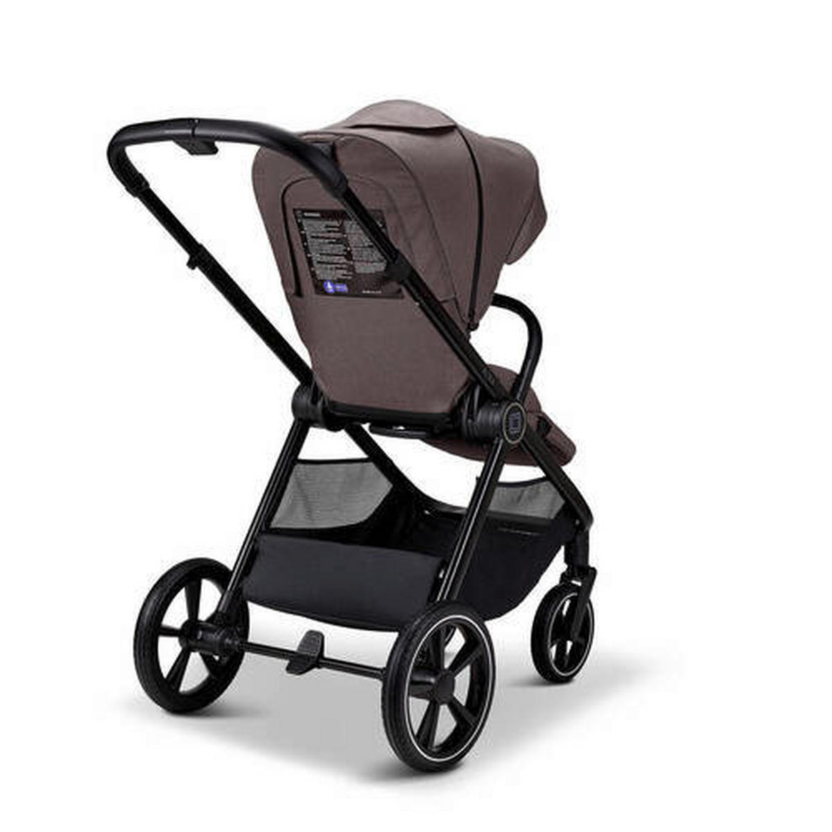 KINDERWAGENSET Aura Set  - Dunkelbraun, Basics (140/61/115cm) - Moon