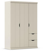 KLEIDERSCHRANK in Champagner  - Champagner, Basics, Holzwerkstoff (136/203/56cm) - Boxxx