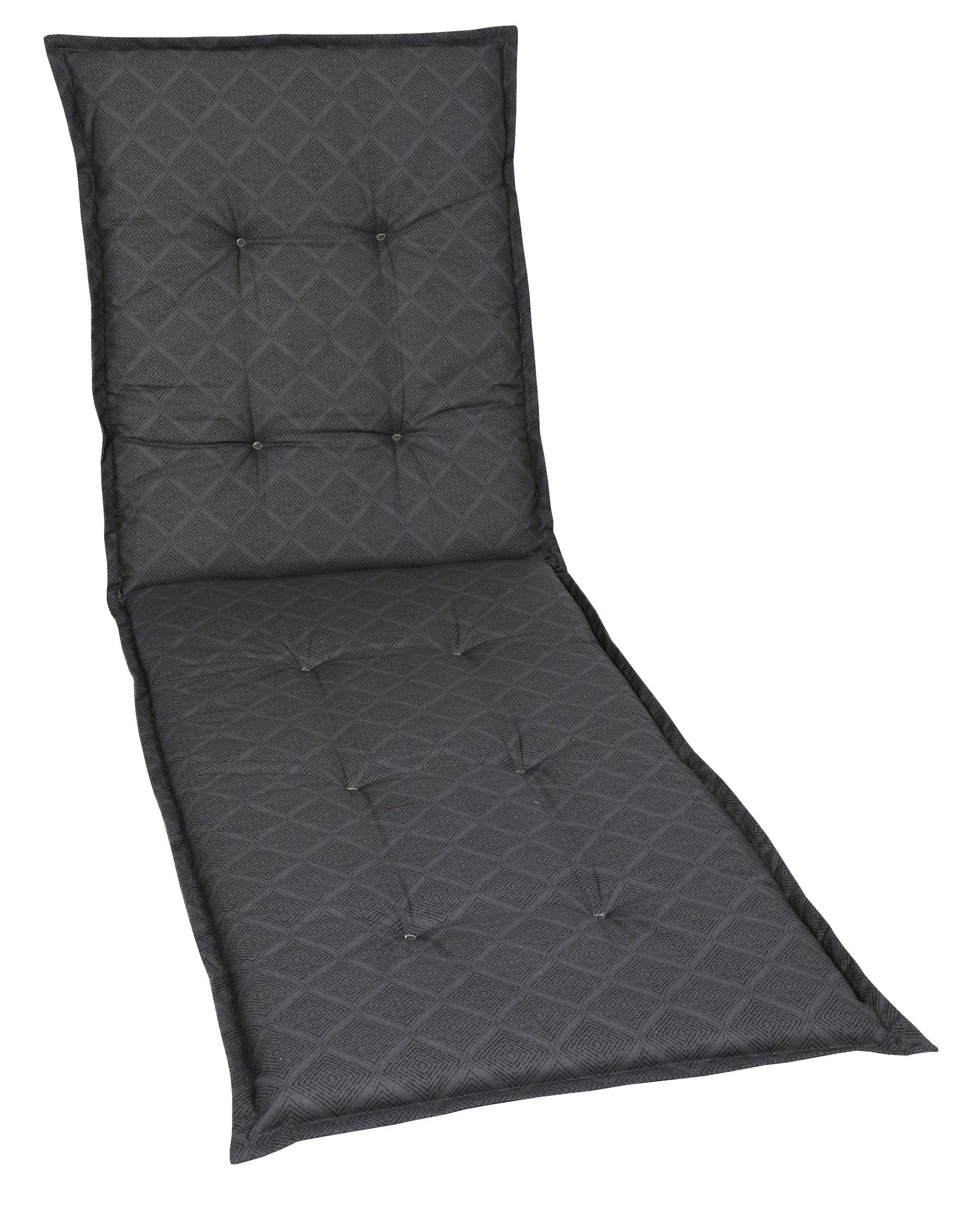 NAPOZÓÁGYPÁRNA antracit rombusz  - antracit, Konventionell, textil (60/6/190cm)