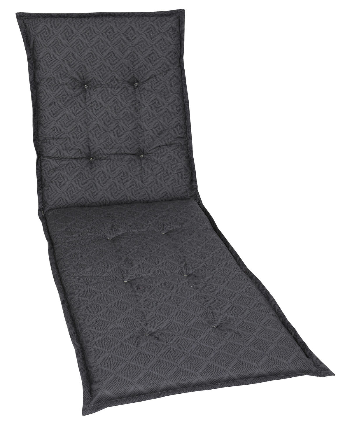 NAPOZÓÁGYPÁRNA antracit rombusz  - antracit, Konventionell, textil (60/6/190cm)