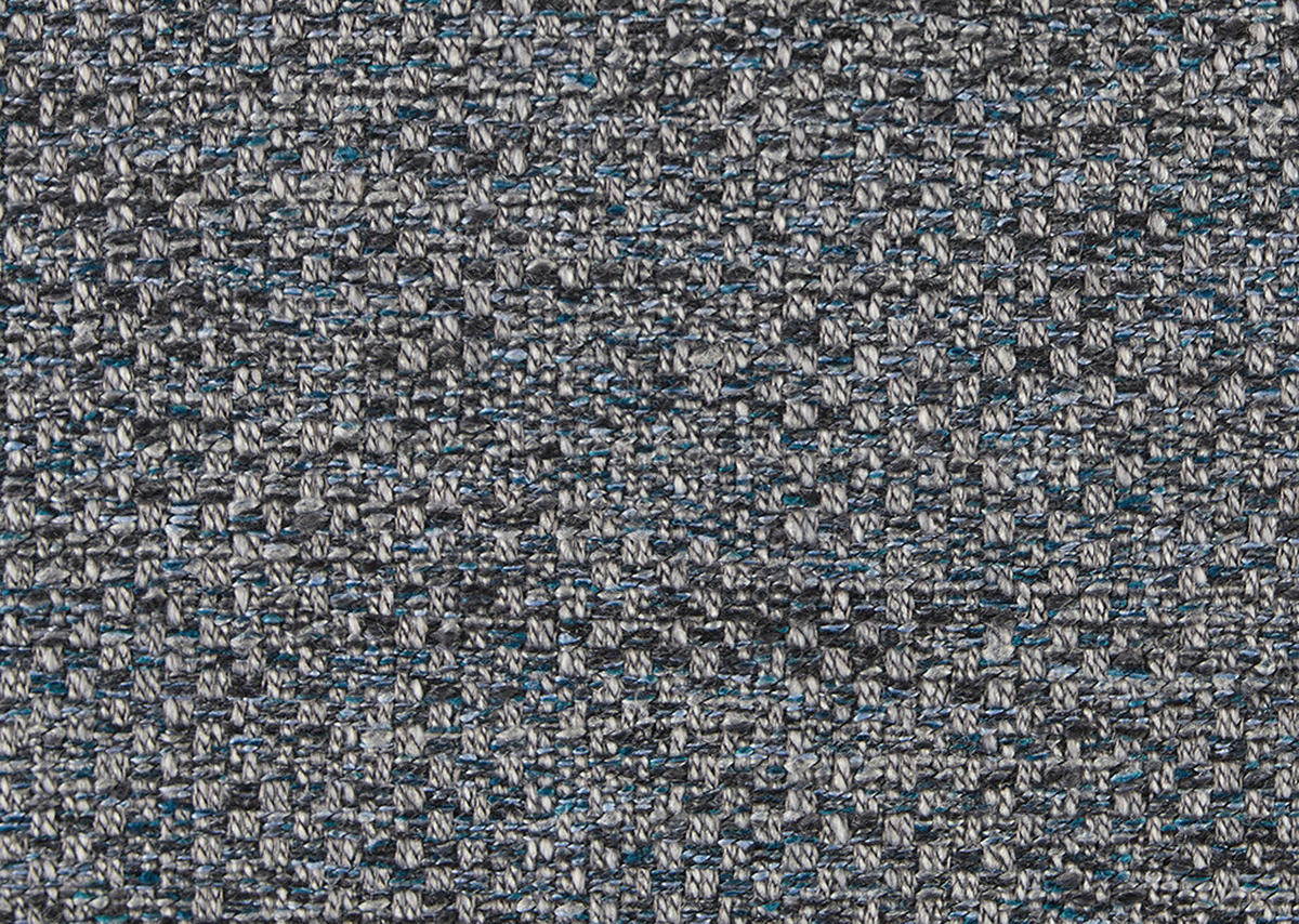ECKSOFA in Webstoff Grau  - Schwarz/Grau, Design, Textil/Metall (223/290cm) - Moderano