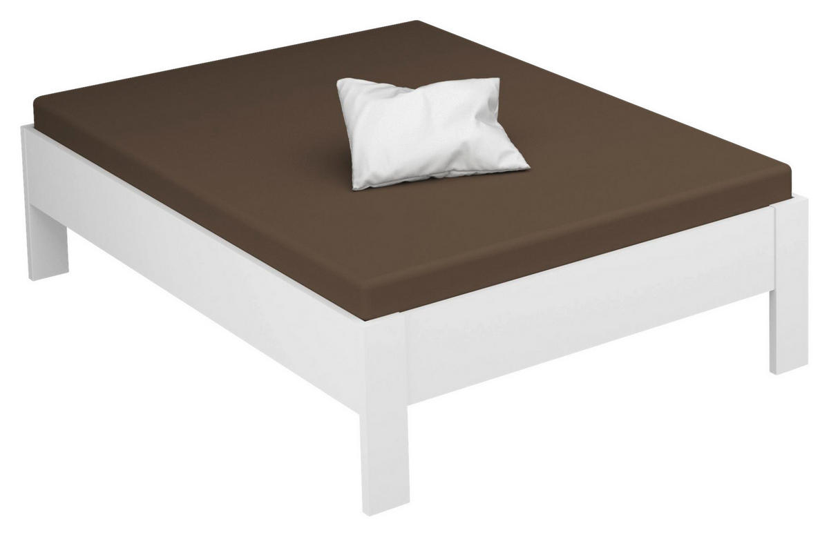 BETTRAHMEN 120/200 cm  Weiss  - Weiss, Design, Holzwerkstoff (120/200cm) - Xora