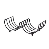 PORTE-ROULEAU WC - Schwarz, Basics, Metall (11,9/6,6/23cm)