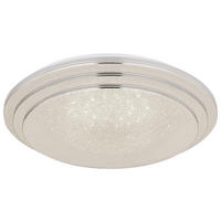STROPNA LED-SVETILKA   //2700-6500 K/230 V/ - bela/opal, Basics, kovina/umetna masa (40/9,5cm) - Globo