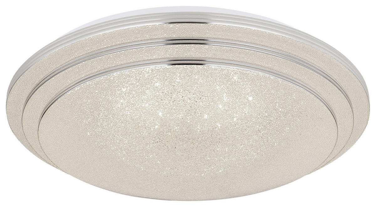 STROPNA LED-SVETILKA   //2700-6500 K/230 V/ - bela/opal, Basics, kovina/umetna masa (40/9,5cm) - Globo