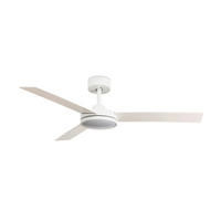 Ventilator mit Beleuchtung Faro Barth 132/29.1 cm   - Weiß, KONVENTIONELL, Holzwerkstoff/Metall (132/29.1cm)