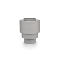VASE  - Grau, Trend, Keramik (16/19,5cm) - Markslöjd