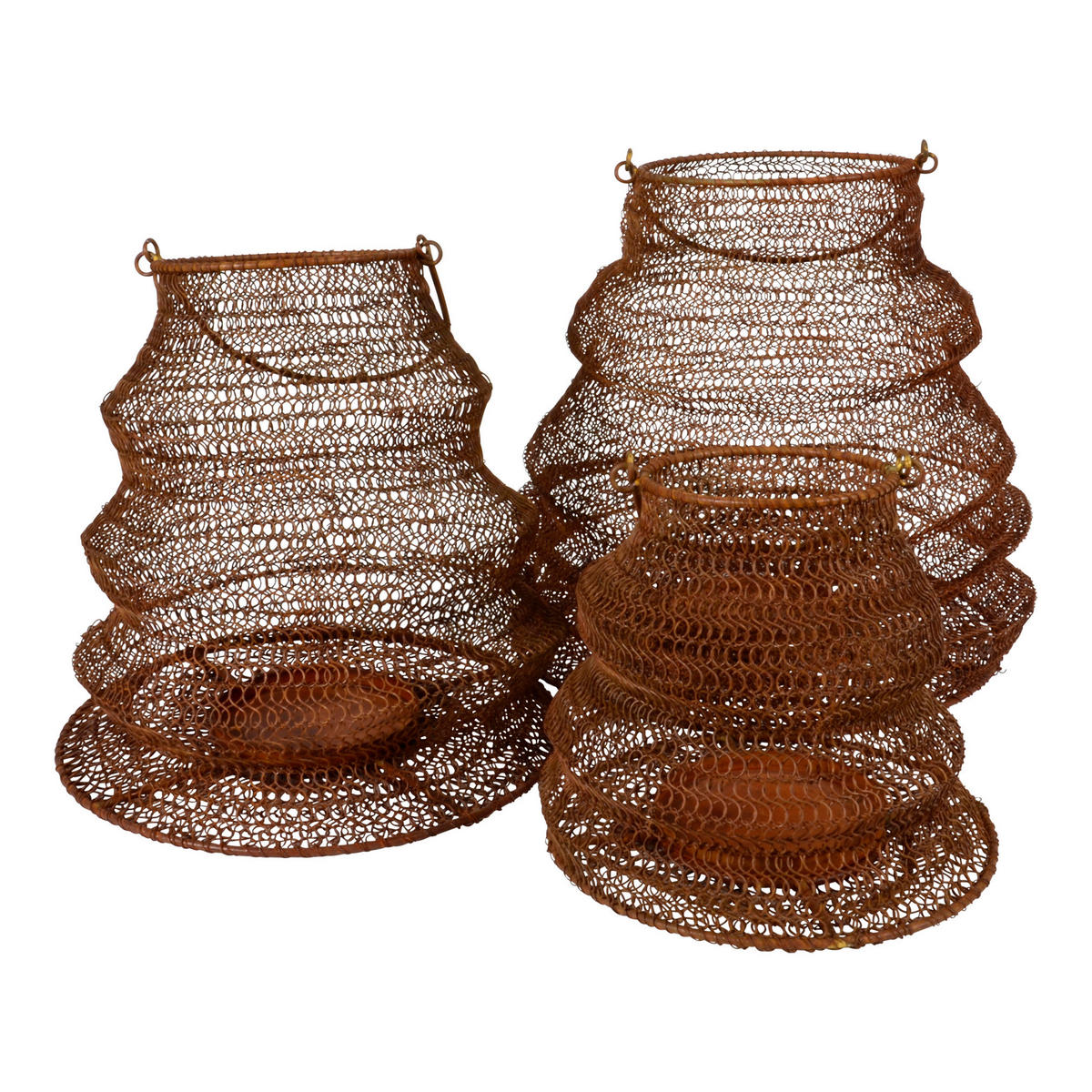 WINDLICHT Rostfarben 26/30 cm  - Rostfarben, Trend, Metall (26/30cm)