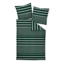BETTWÄSCHE Makosatin 200/200 cm  - Waldgrün/Jadegrün, Design, Textil (200/200cm) - Janine