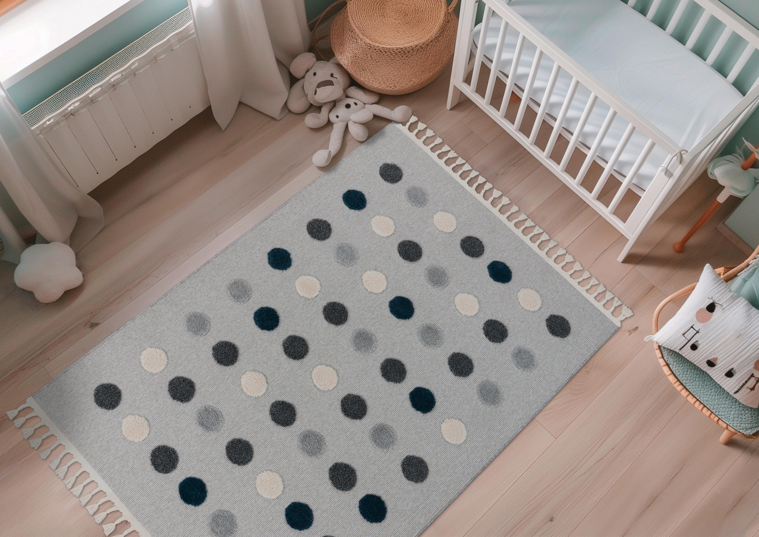 KINDERTEPPICH 120/170 cm My Fano  - Multicolor/Schwarz, Basics, Textil (120/170cm) - Obsession