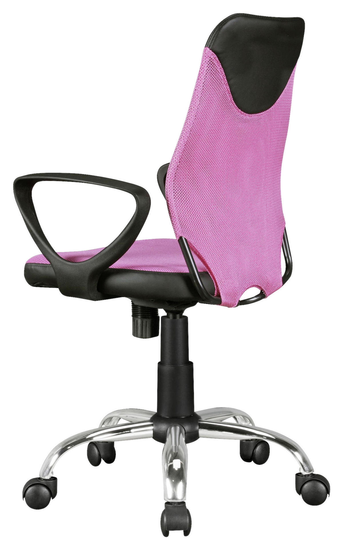 OKRETNA STOLICA ZA MLADE  ružičasta, pink   - pink/ružičasta, Moderno, metal/plastika (60/105/60cm) - MID.YOU