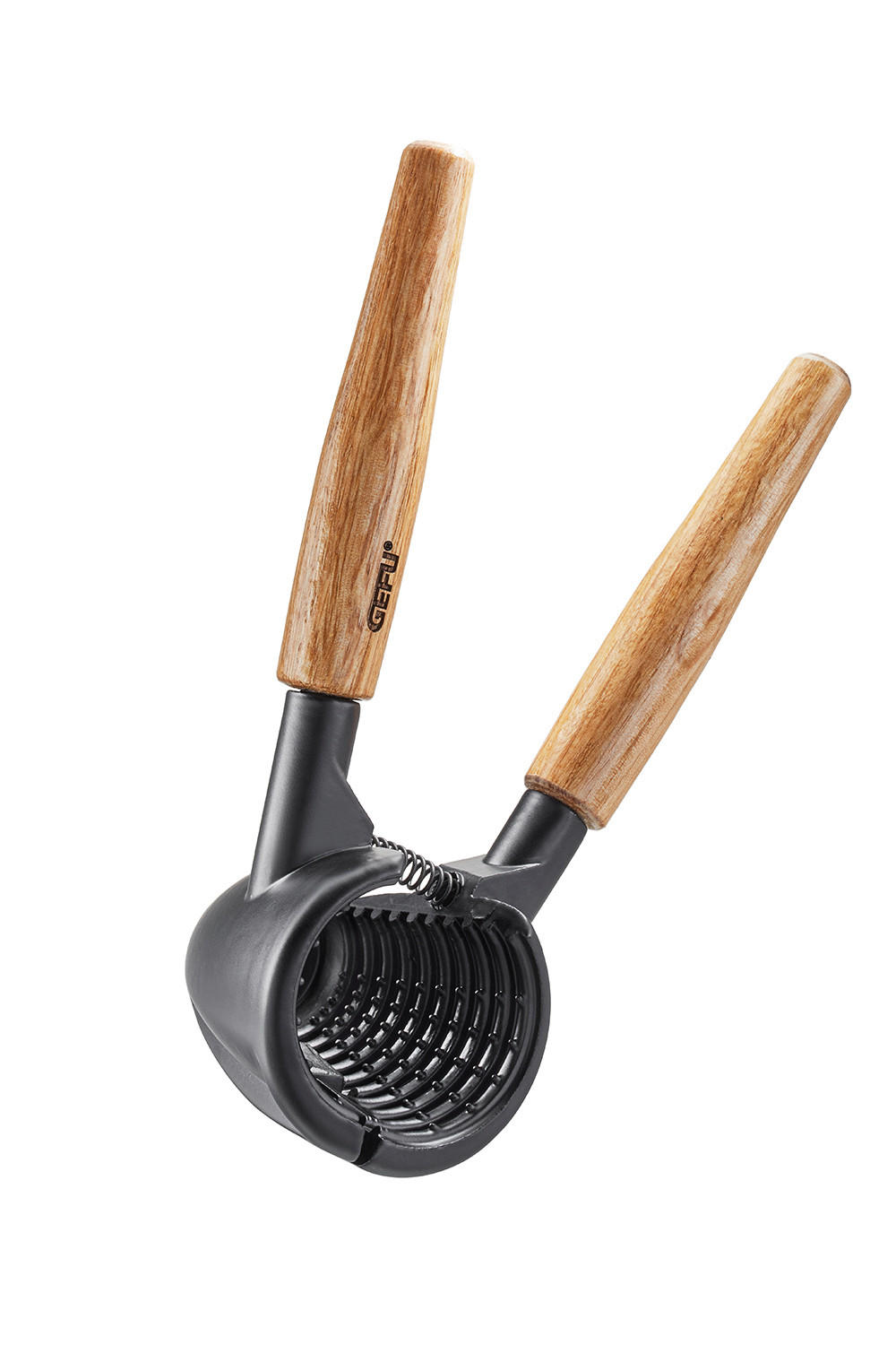 NUSSKNACKER   - Silberfarben/Naturfarben, Design, Holz/Metall (16,6/8/5,5cm) - Gefu