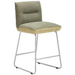 TRESENSTUHL in Grün, Edelstahlfarben, Hellgrün  - Edelstahlfarben/Hellgrün, Design, Textil/Metall (48/92/54cm) - Dieter Knoll