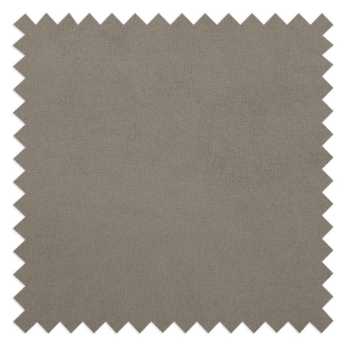 SESSEL in Velours Taupe  - Taupe, Design, Holz/Textil (110/82/90cm) - P & B