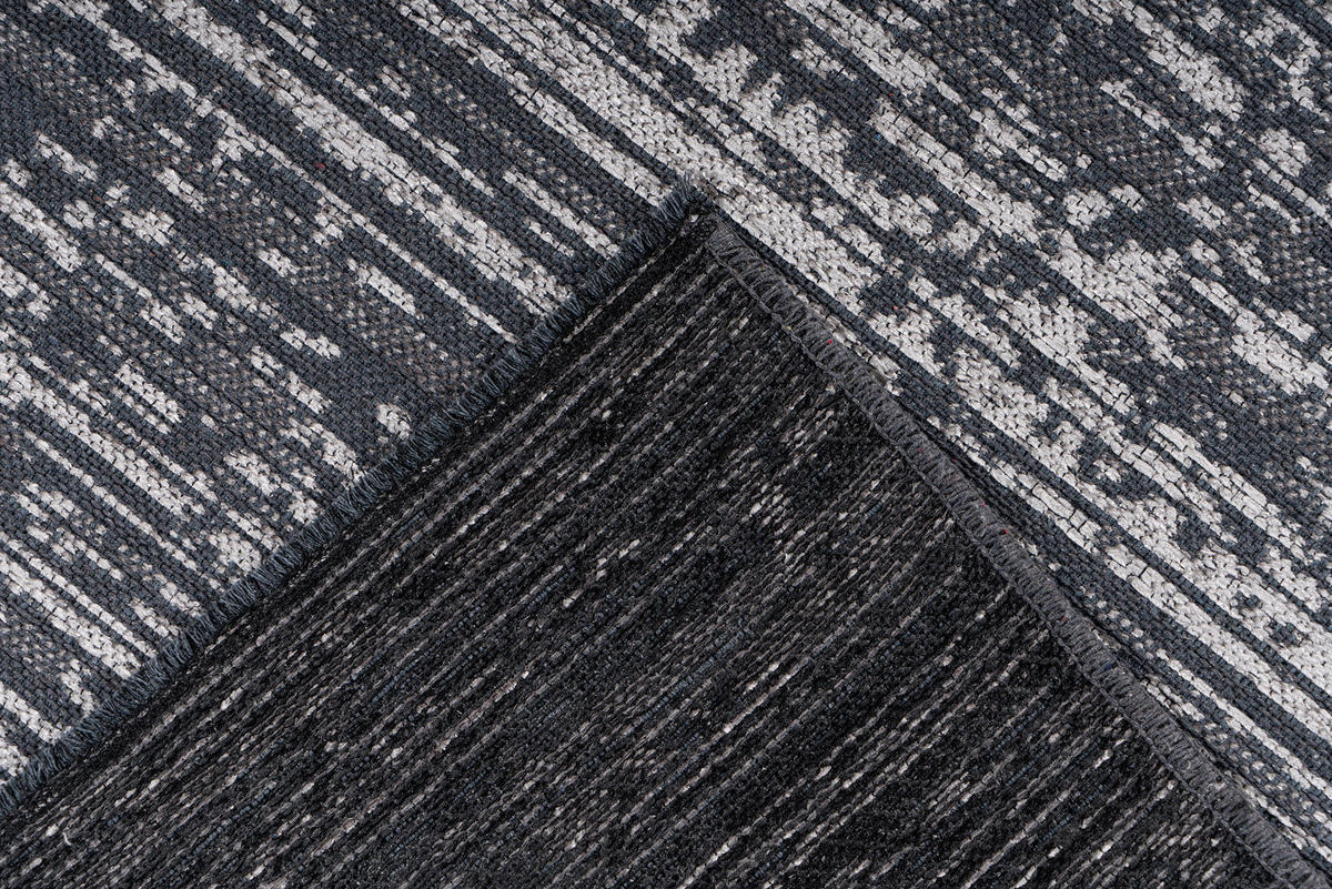FLACHWEBETEPPICH  Wohnzimmer 120/170 cm Grau rechteckig  - Grau, Basics, Textil (120/170cm) - Kayoom
