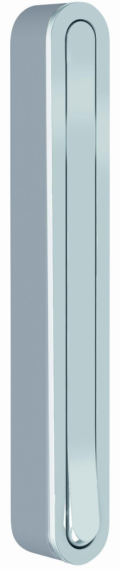WANDHAKEN Silberfarben  - Silberfarben, Design, Kunststoff/Metall (2,1/16/2,1-15,6cm)