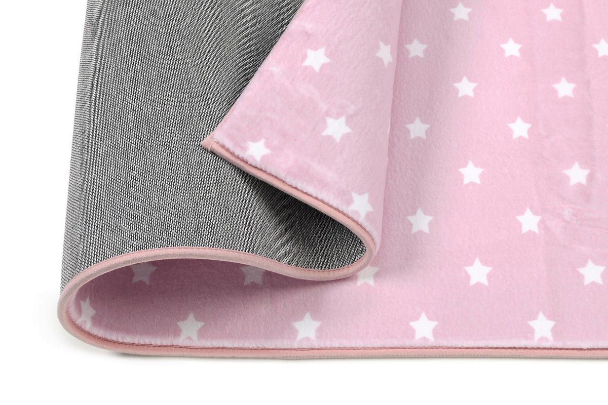 KINDERTEPPICH 100/160 cm Baby Glück  - Hellrosa, Design, Textil (100/160cm)