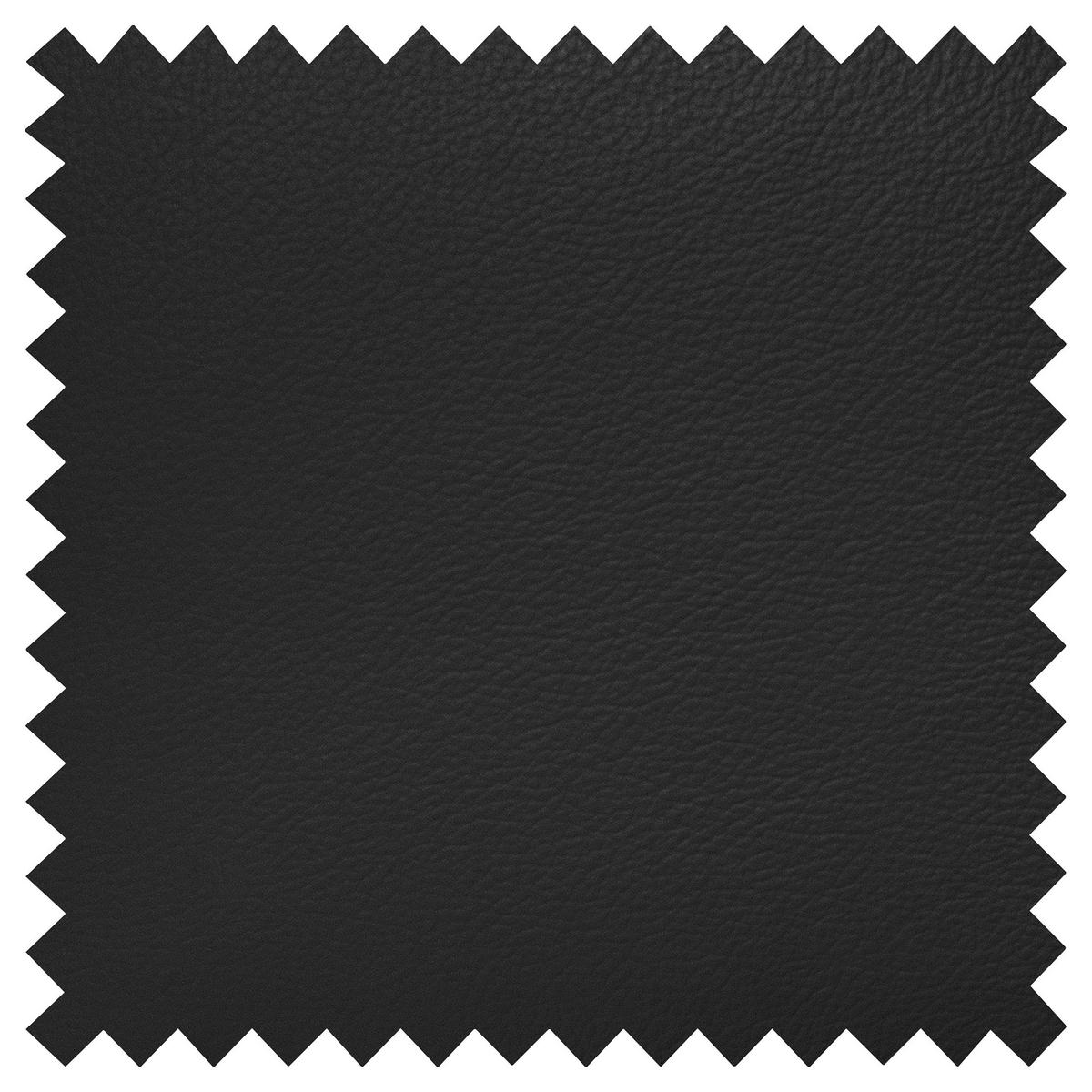 ECKSOFA in Lederlook Echtleder Schwarz  - Schwarz, Design, Leder/Kunststoff (227/168cm) - Livetastic