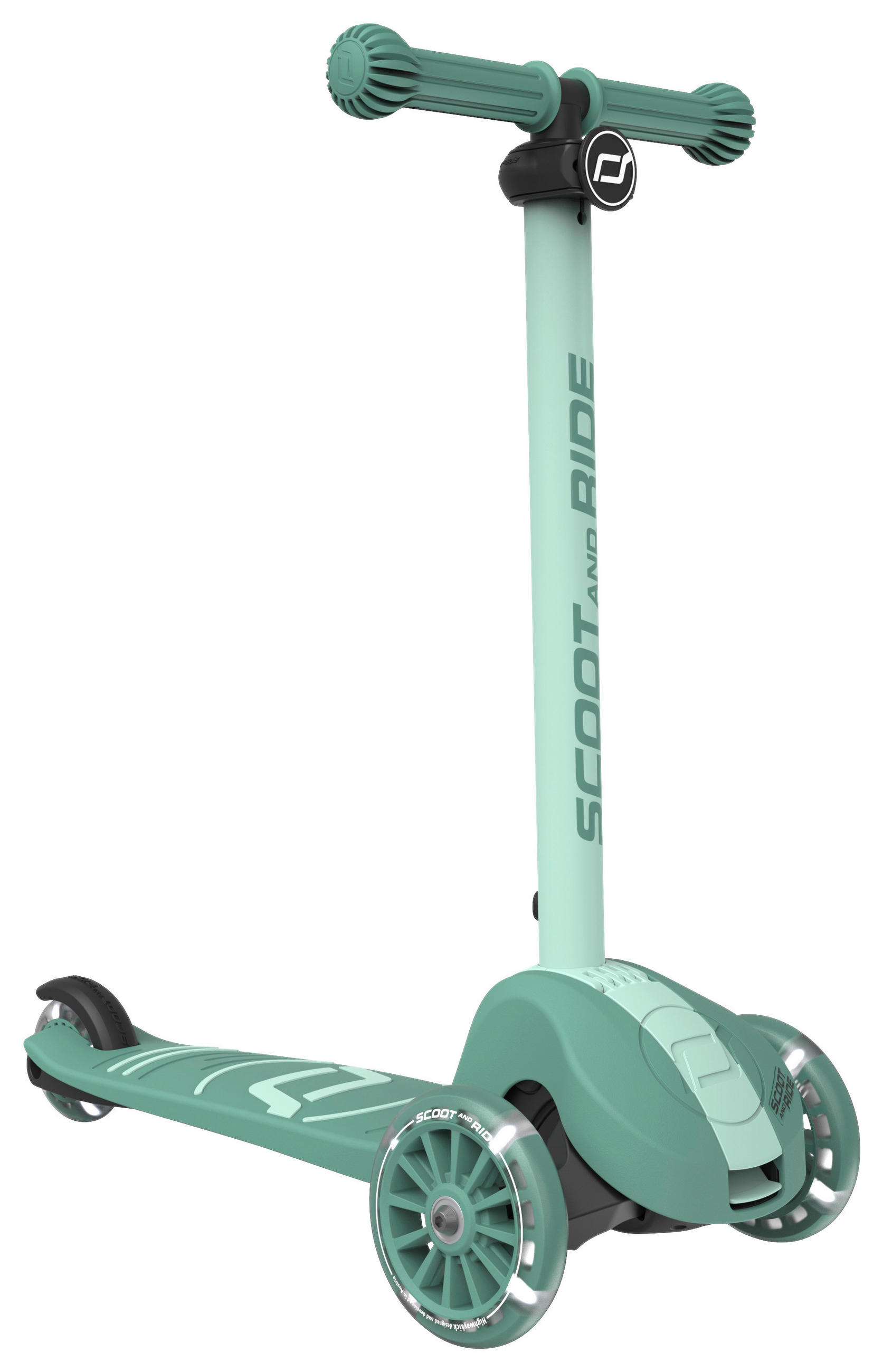 KINDERSCOOTER Highwaykick 3 S  - Waldgrün, Trend, Kunststoff (27/58/57,5cm) - Scoot and Ride