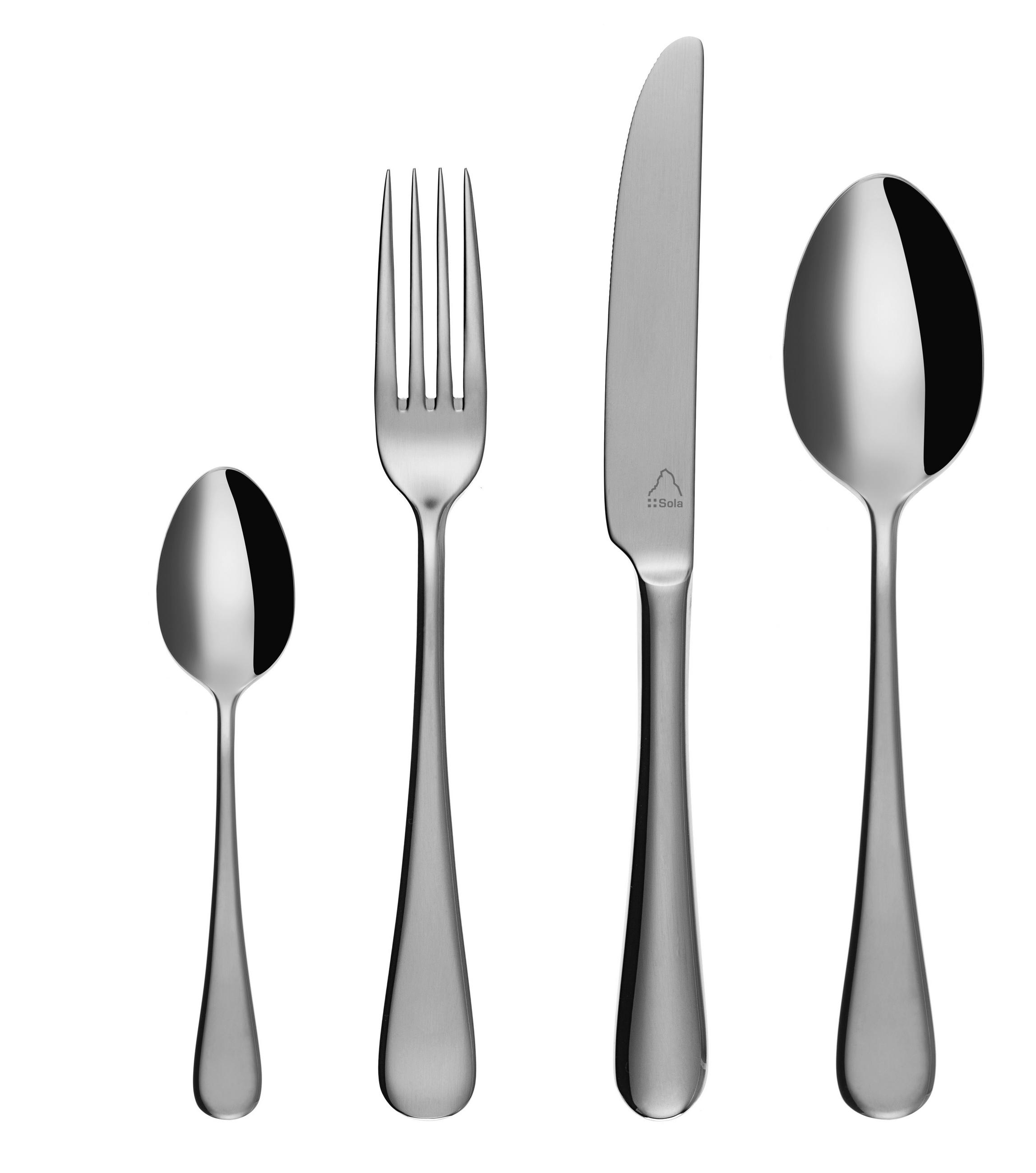BESTECKSET 30-teilig   - Basics, Metall - Sola
