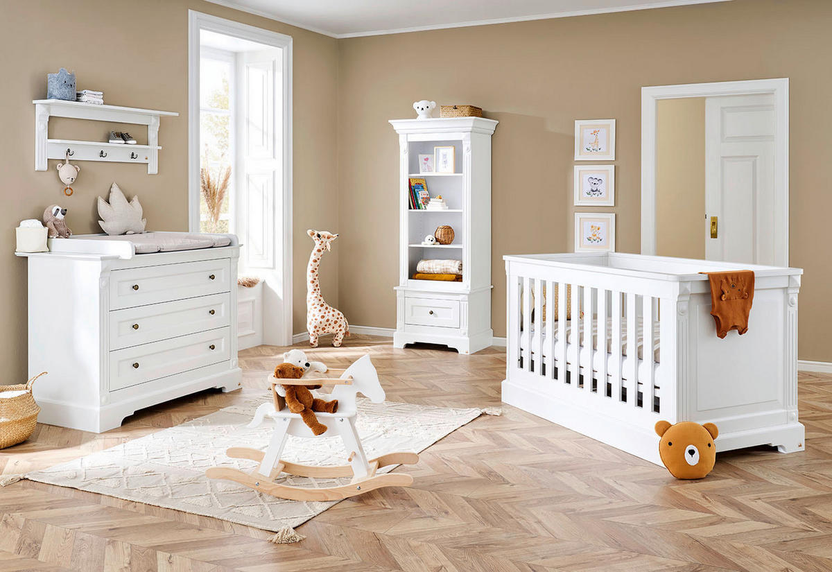 BABYZIMMER PINOLINO EMILIA  - Weiß, Trend, Holzwerkstoff - Pinolino