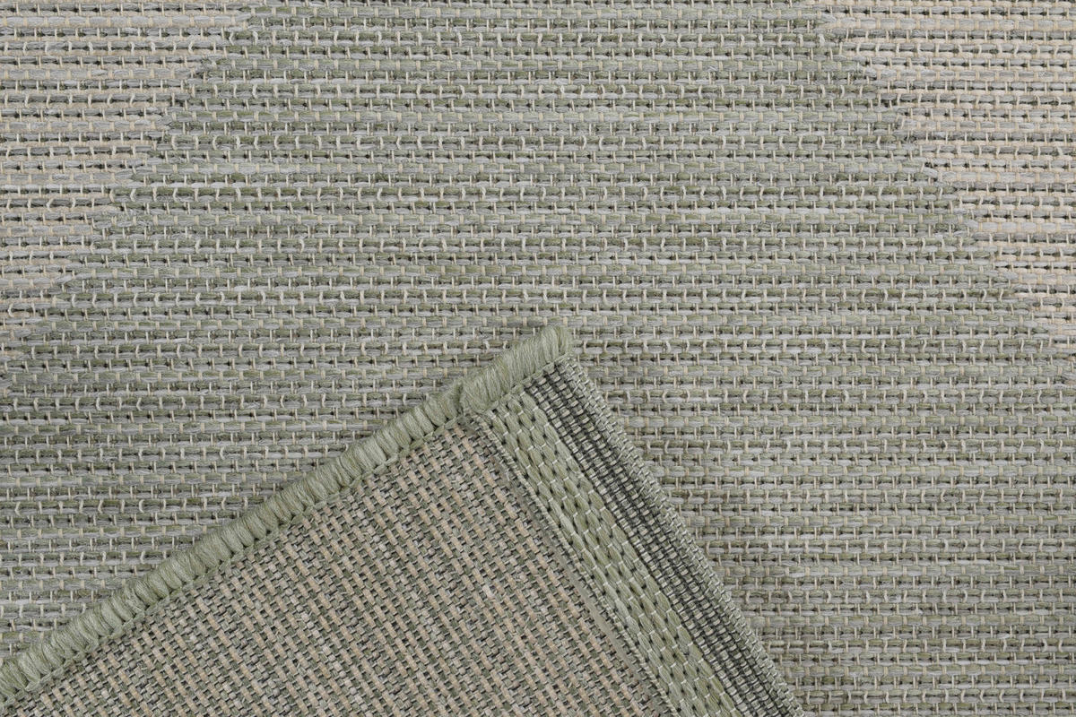 FLACHWEBETEPPICH 80/150 cm Amalfi Creme, Grün, Hellgrün  - Creme/Hellgrün, Trend, Textil (80/150cm)