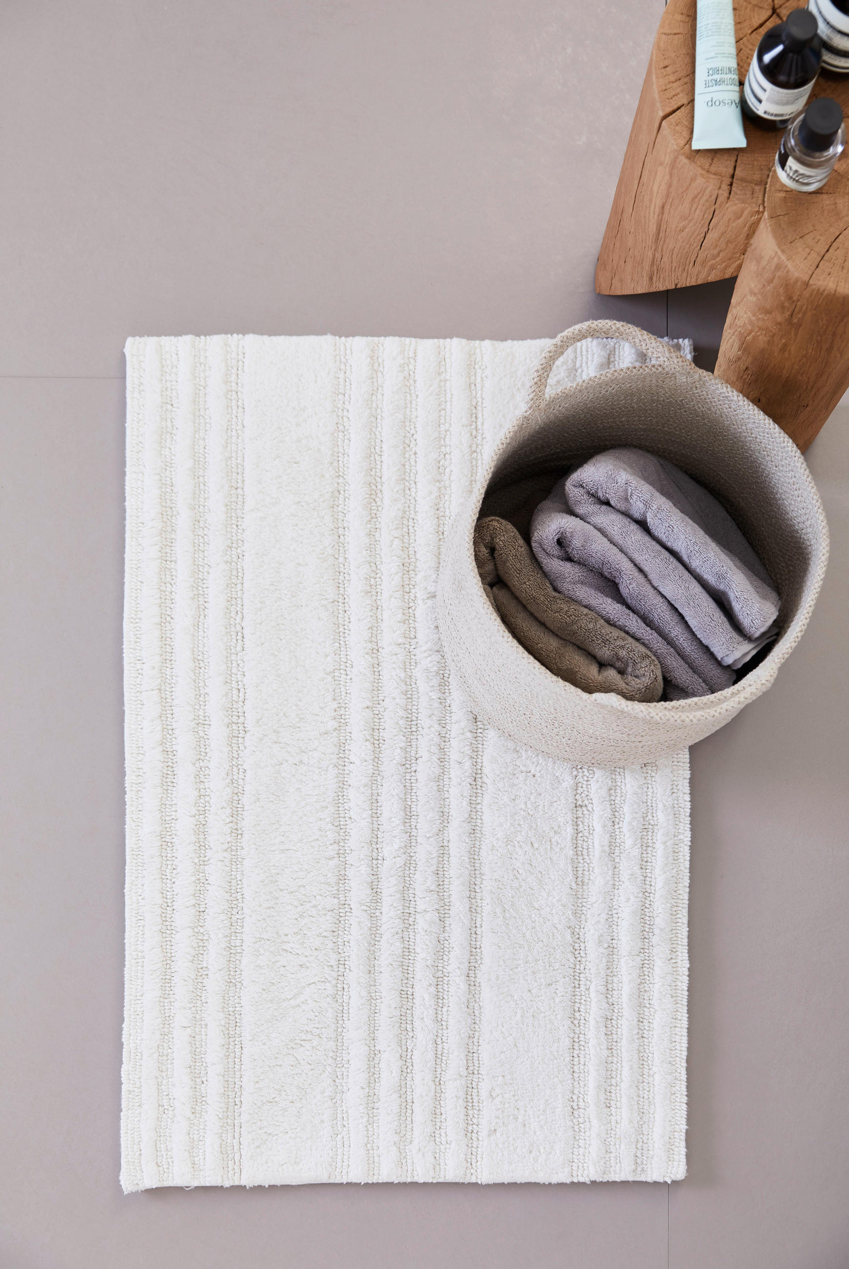BADTEPPICH Creme 67/110 cm  - Creme, Basics, Textil (67/110cm) - Schöner Wohnen