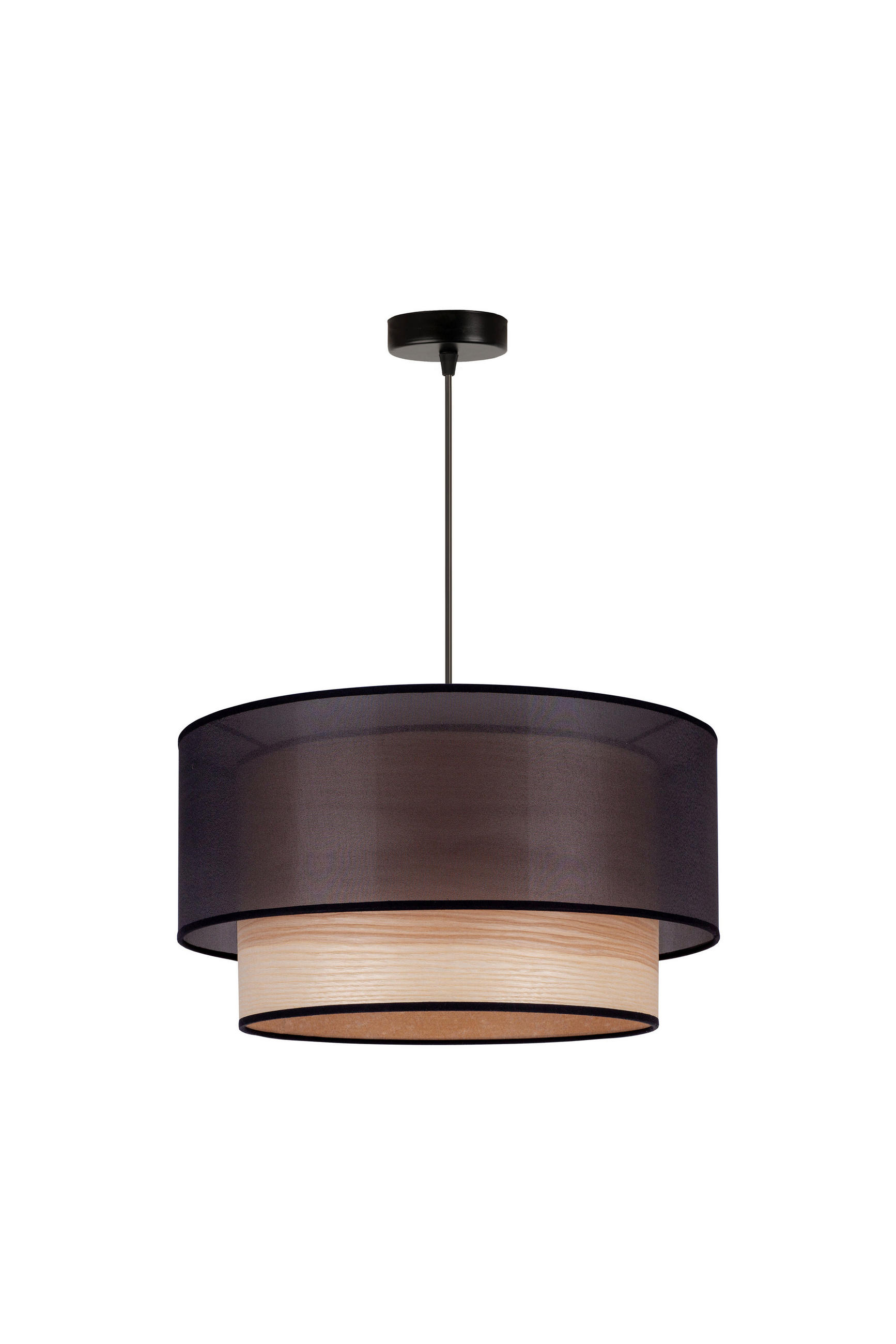 HÄNGELEUCHTE Veneer 45/95 cm   - Multicolor, Design, Textil (45/95cm)