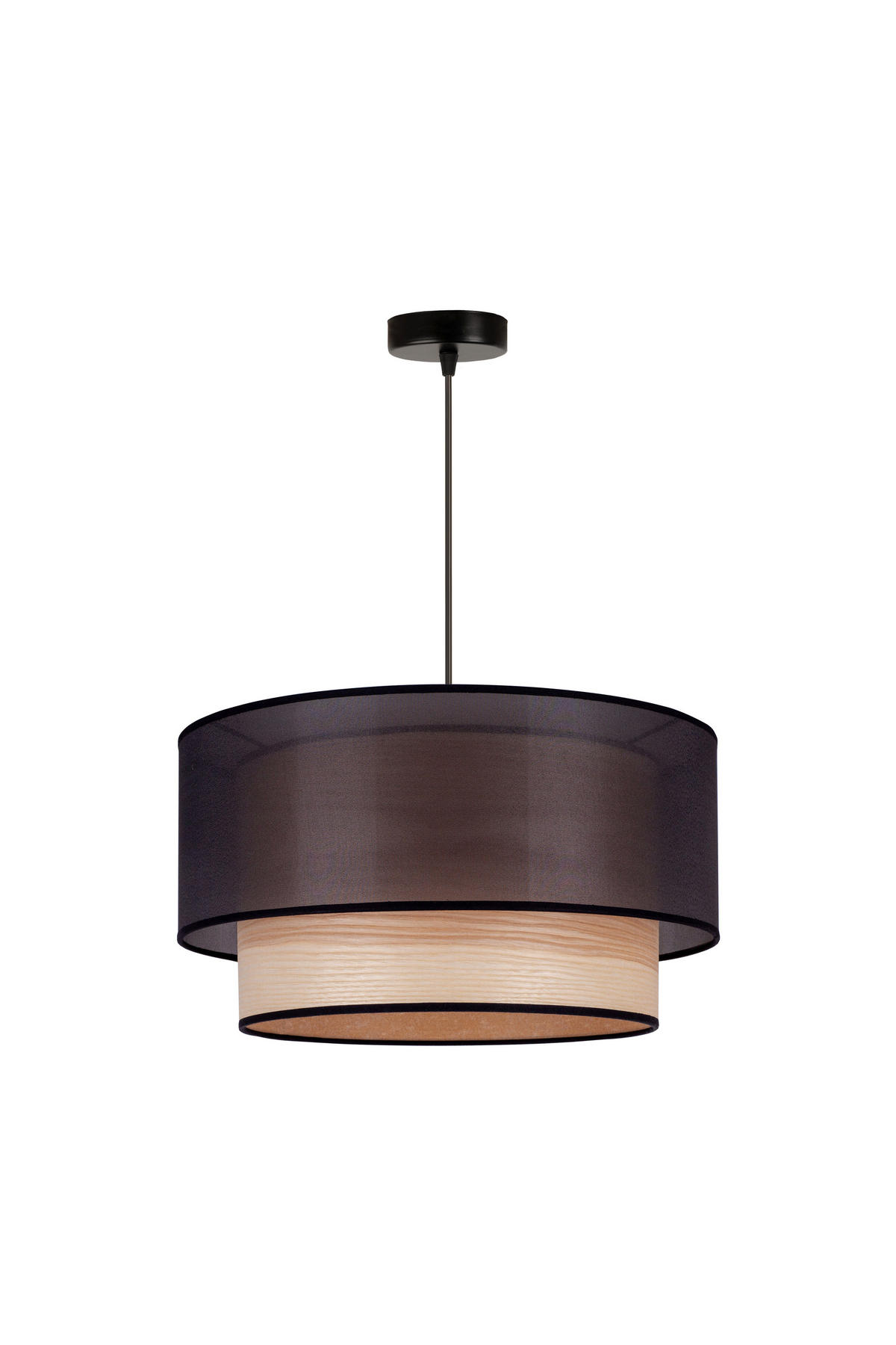 HÄNGELEUCHTE Veneer 45/95 cm   - Multicolor, Design, Textil (45/95cm)