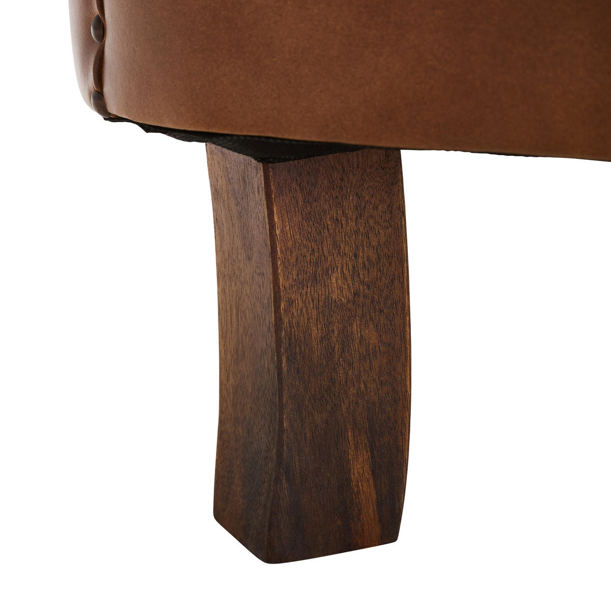 SESSEL in Echtleder Braun  - Braun, LIFESTYLE, Leder/Holz (84/88/83cm) - Landscape