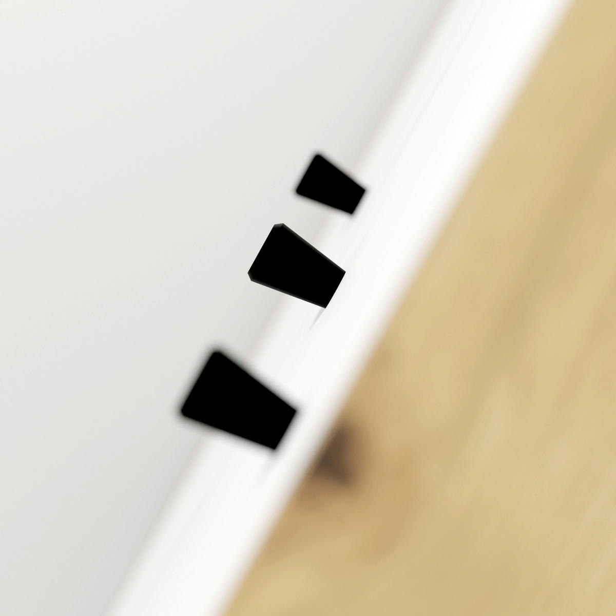 SIDEBOARD  in 183,4/75,2/40 cm  - Schwarz/Weiß, Design, Holzwerkstoff/Metall (183,4/75,2/40cm) - Boxxx