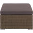 LOUNGEHOCKER - Edelstahlfarben/Goldfarben, Design, Glas/Kunststoff (71/34/71cm) - Ambia Garden LOUNGEHOCKER - Edelstahlfarben/Goldfarben, Design, Glas/Kunststoff (71/34/71cm) - Ambia Garden