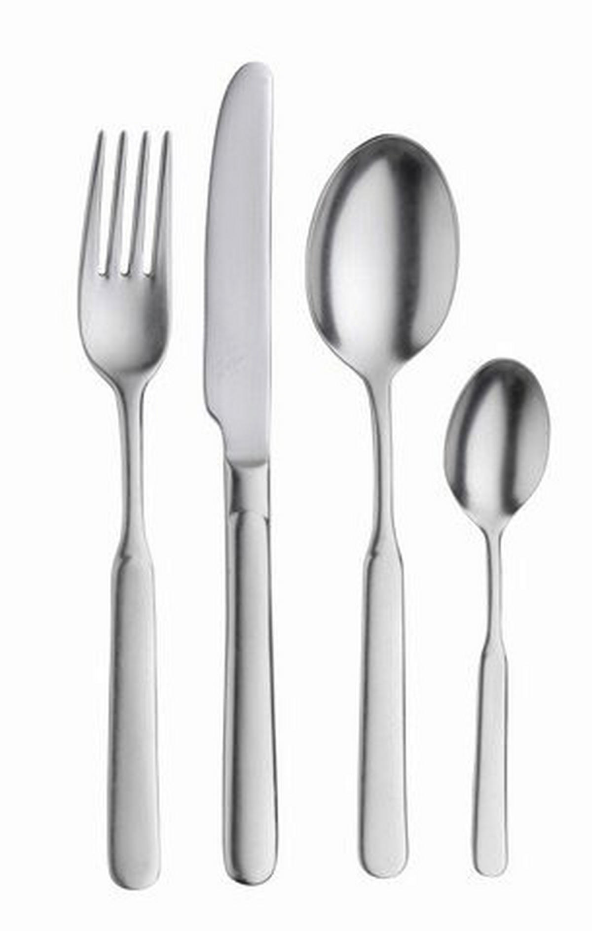 BESTECKSET CASALI STONE WASHED 24-teilig Stahl  - Edelstahlfarben, Basics, Metall (25,5/7/5,3cm) - Pintinox