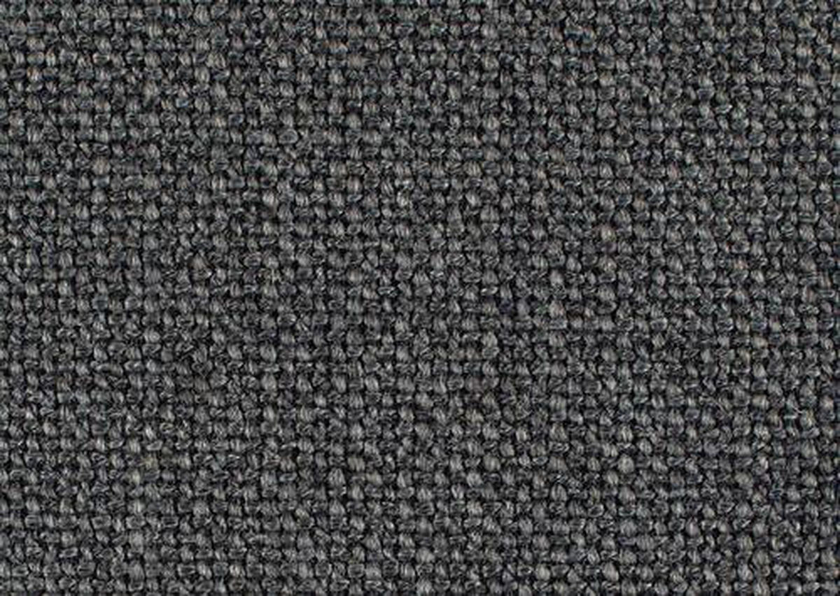 HOCKER in Textil Dunkelgrau  - Dunkelgrau/Schwarz, Design, Kunststoff/Textil (105/38/117cm) - home24