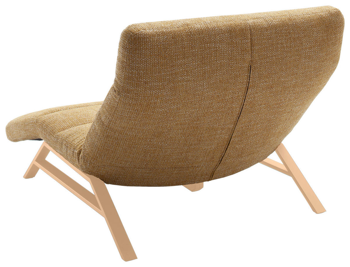 RELAXLIEGE Chenille Gelb  - Gelb/Orange, Design, Textil/Metall (120/54-113/158-198cm) - Pure Home Lifestyle