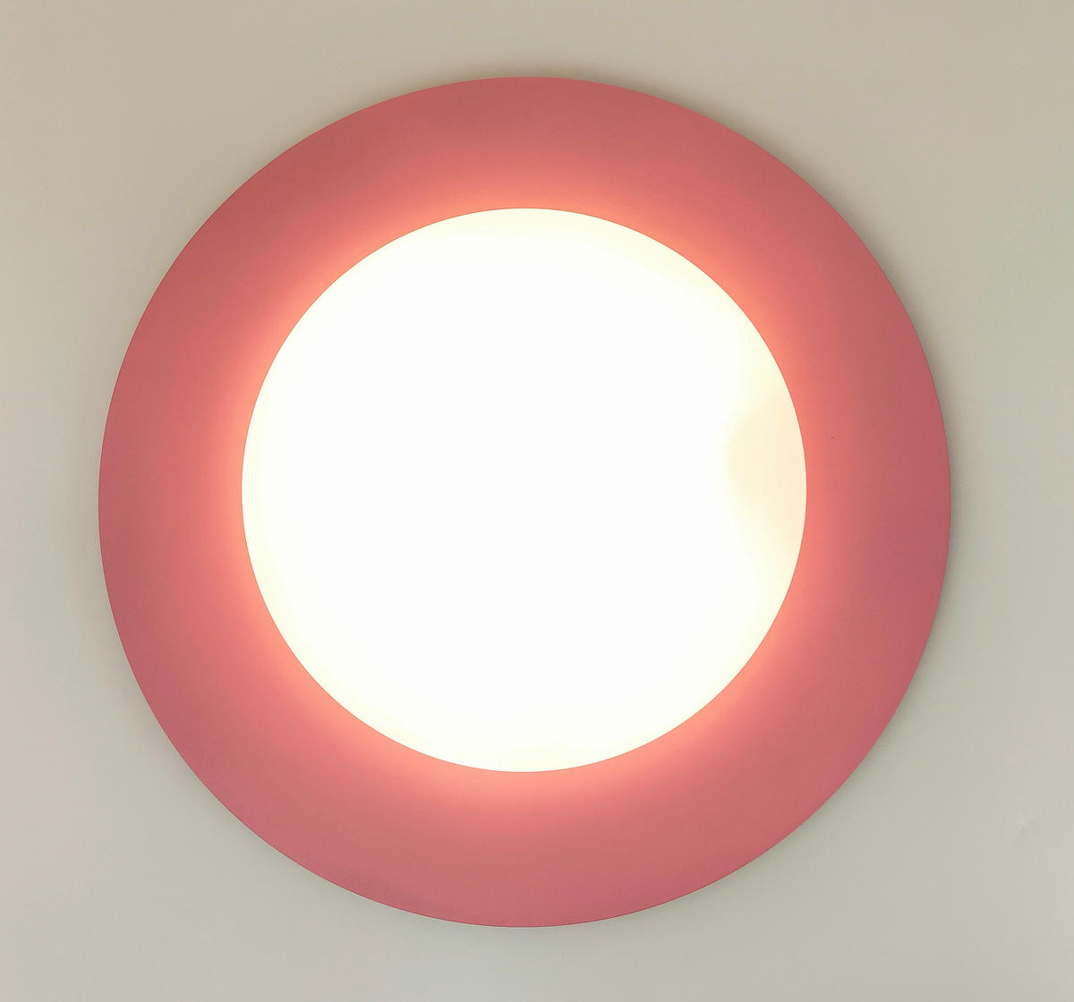 KINDERDECKENLEUCHTE 53/53/10 cm   - Rosa, Basics, Kunststoff (53/53/10cm)
